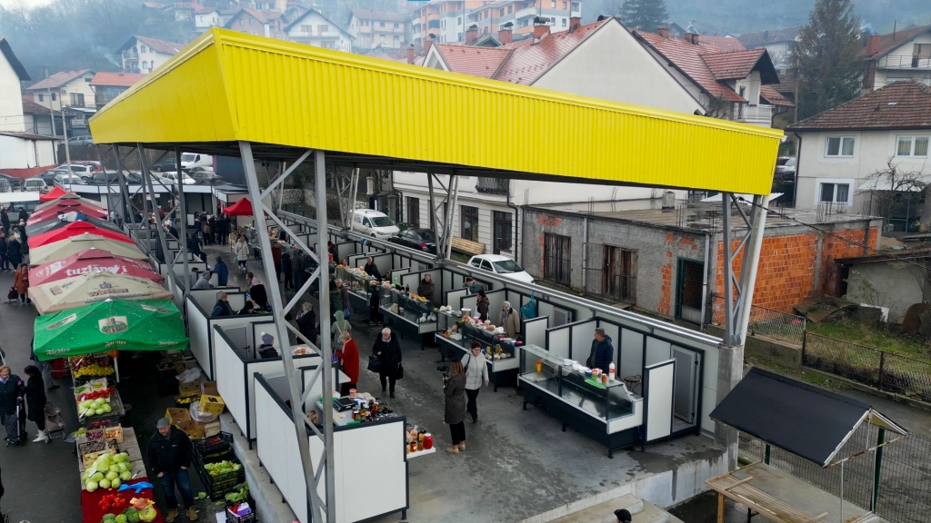 Modernizirana Gradska tržnica u Gračanici uz podršku Europske unije